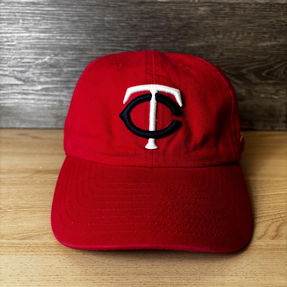 Minnesota Twins Hat Cap Strap Back One Size Red MLB Baseball Mens New Era